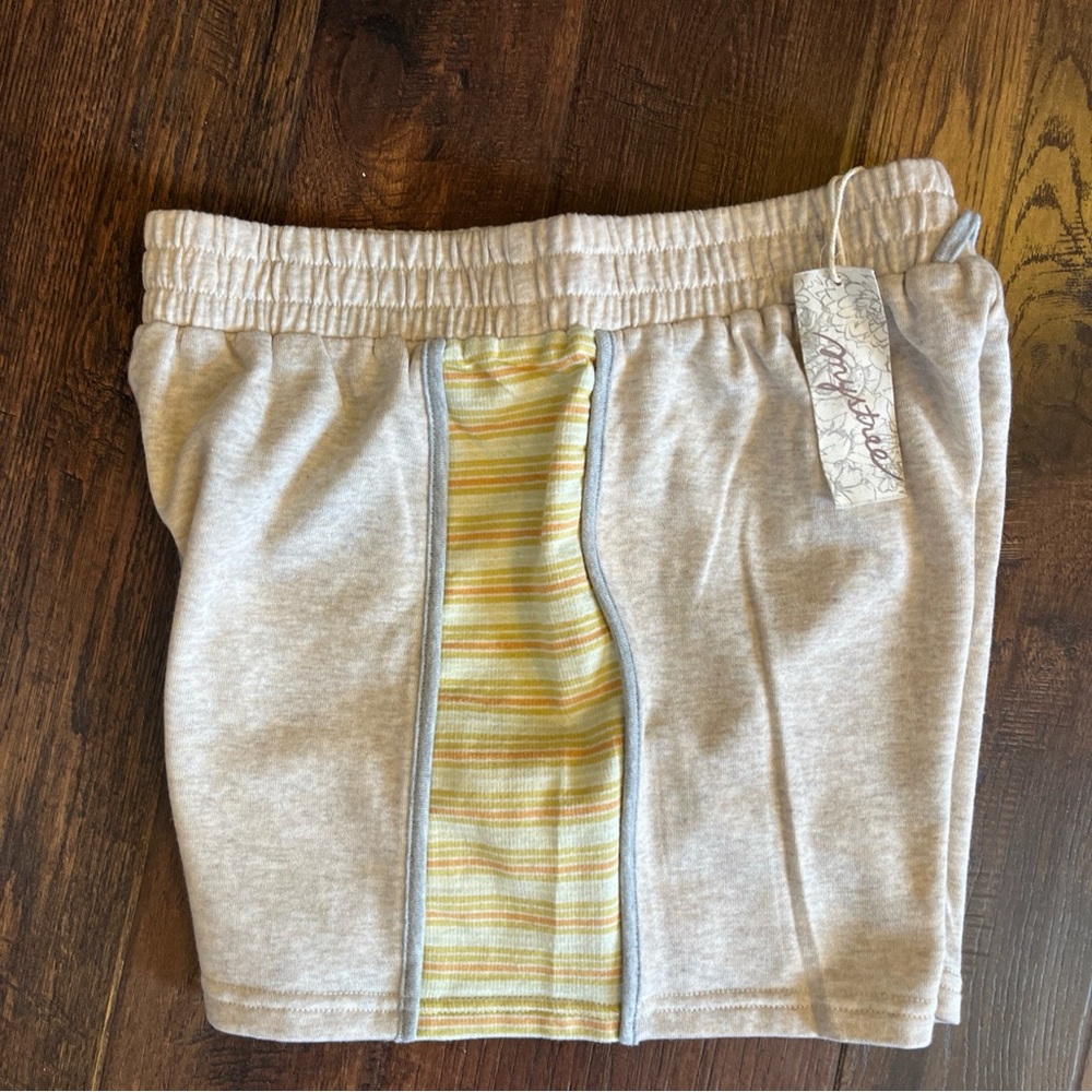 Mystree Women's Colorblock Patchwork Knit Elastic Waistband PullOn Shorts Size S - Picture 6 of 8